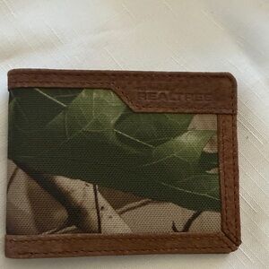 Realtree Green and Brown Wallet.  New